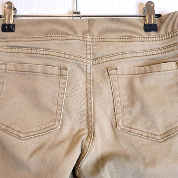 WonderNation Elastic Waist Stretch Jeggings Khaki Kid Girls Sz L 10-12 PLUS FUC - Picture 12 of 16